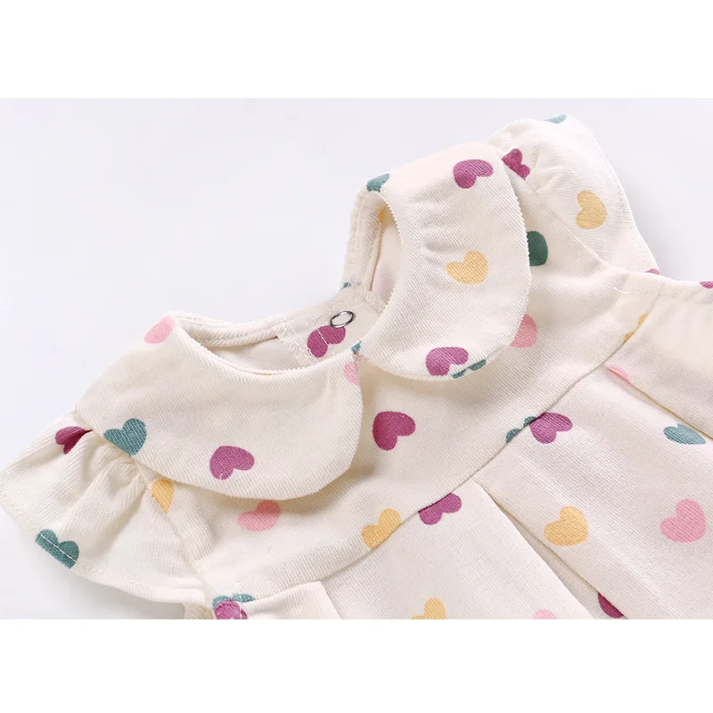 Платье Vlinder для маленьких девочек весенне-осеннее милое платье из чистого хлопка