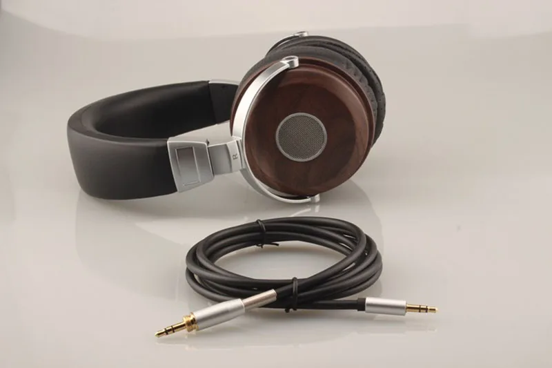 Оригинальные деревянные наушники BLON B7, гарнитура DJ, металлические Hifi наушники, стерео наушники с открытым монитором, наушники с драйвером из Бериллиевого сплава