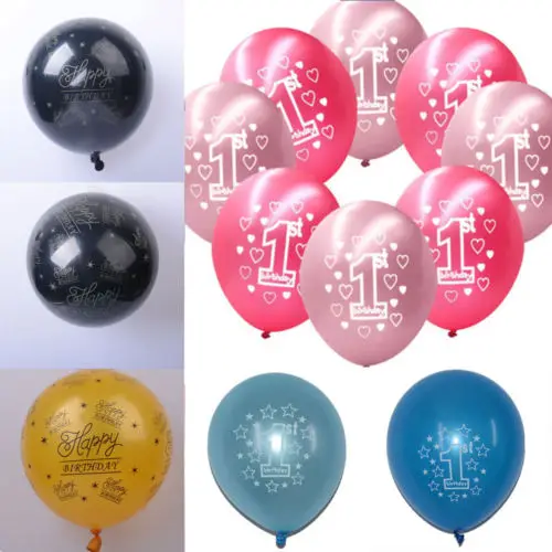 10 шт. золотистые и черные воздушные шары | Дом сад