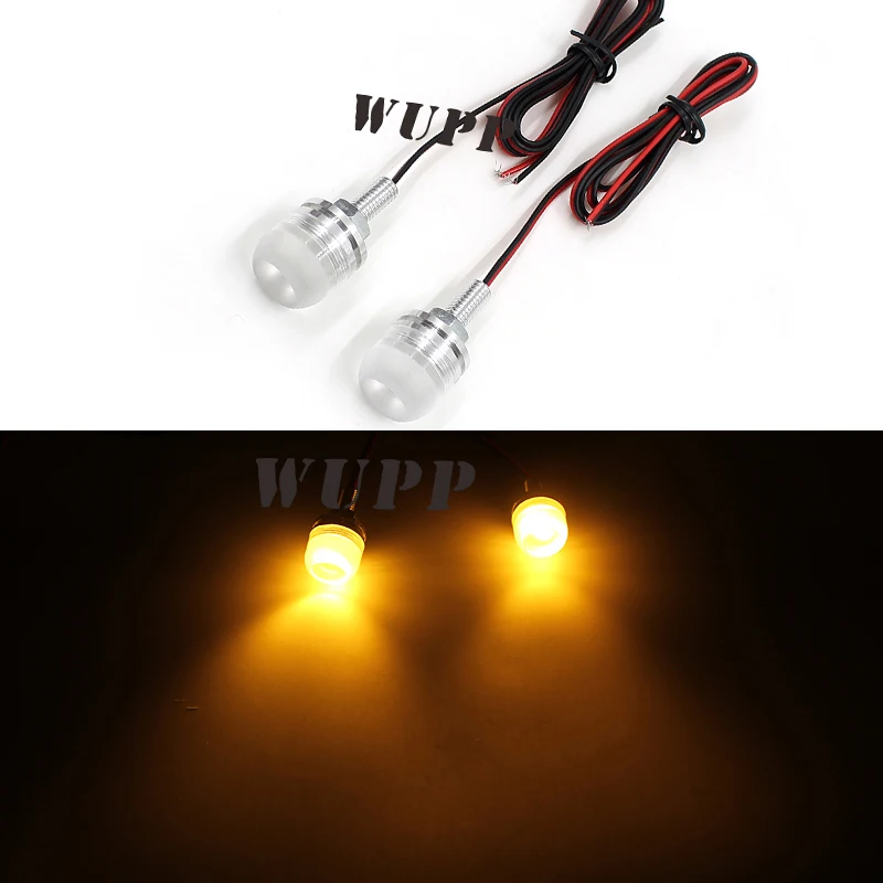 WUPP 2 шт декоративный свет 12В автомобиля мотоцикла мопеда номерной знак винт болт