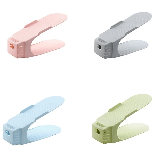 6 шт./лот прочный пластиковый органайзер обуви двойная обувь с широкой колодкой