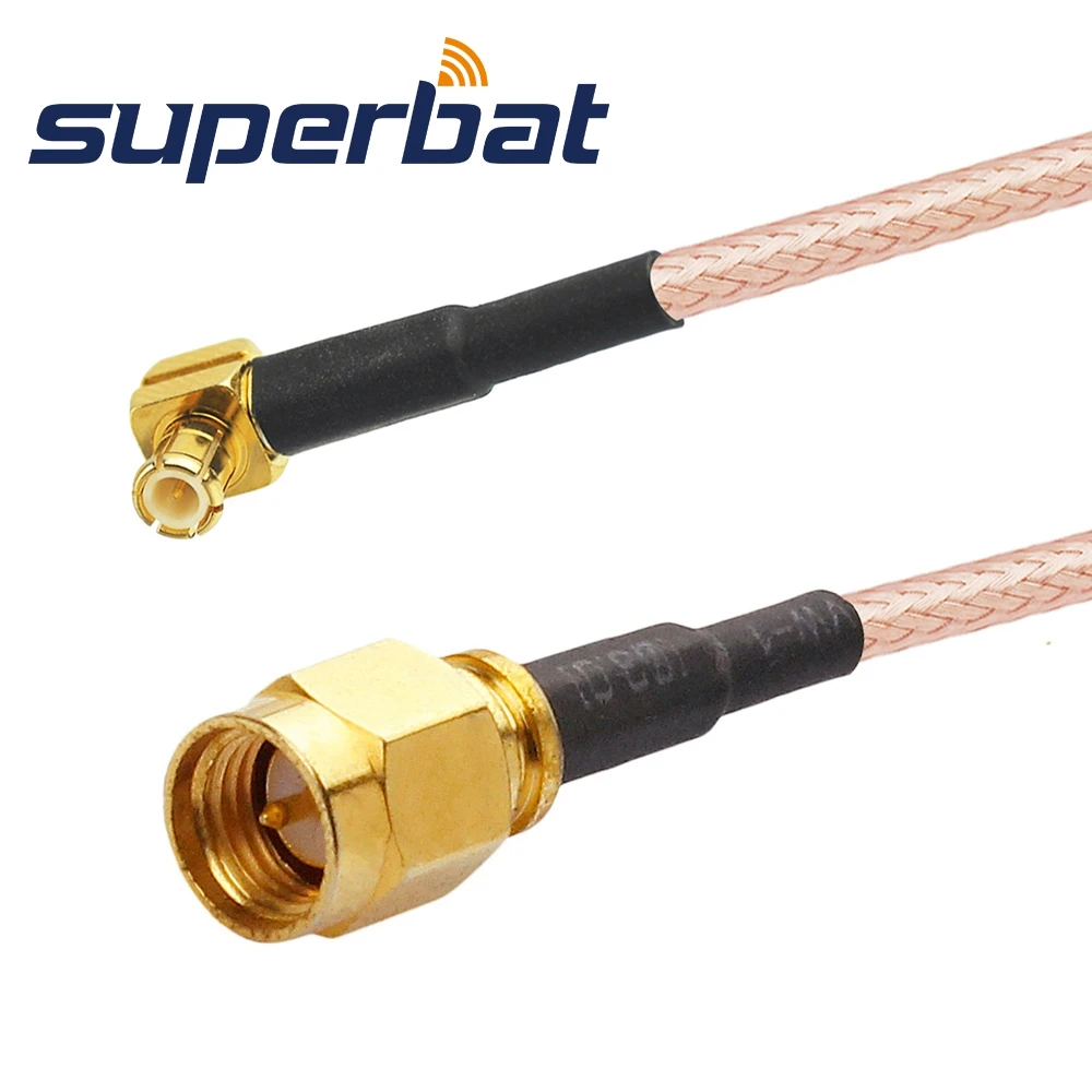 Коаксиальный кабель Superbat MCX с прямым углом и штекером SMA RG316 RF|angle|angled cables |