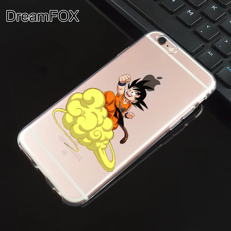 M181 мультфильм Dragon Ball Goku Мягкий ТПУ силиконовый чехол для Apple iPhone 11 Pro X XR XS Max 8 7 6S Plus 5