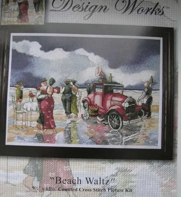 Набор для вышивки крестиком высшего качества милый комплект пляжа вальса