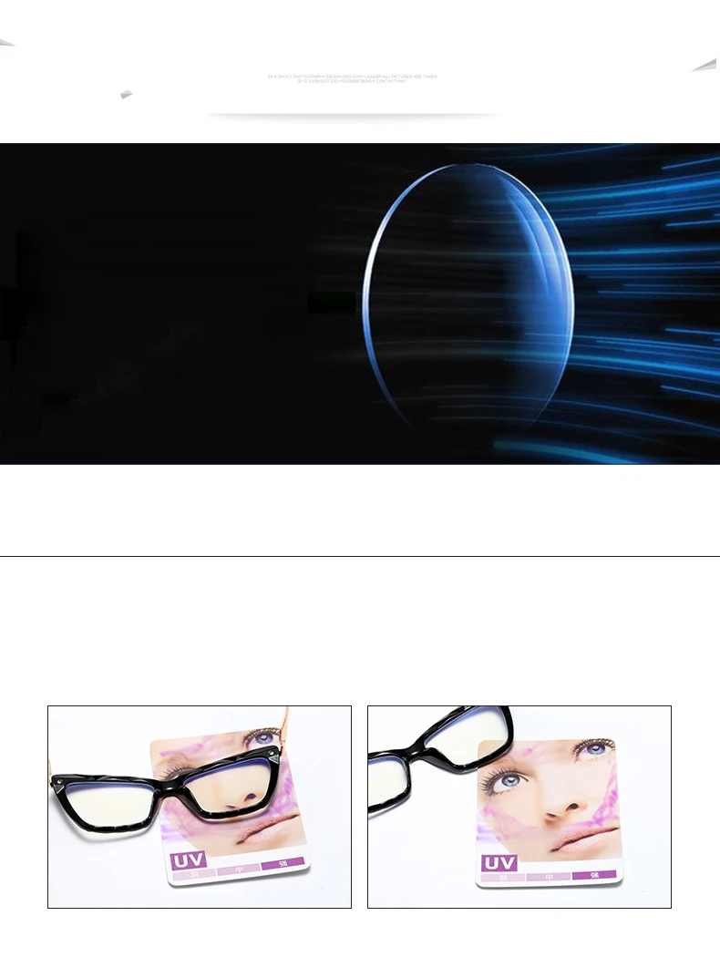 RFOLVE Fashion Gemstone Cutting Texture Anti-Blue Light Glasses Women UV Resistant Relieve Eye Fatigue Goggles Ladies RX194