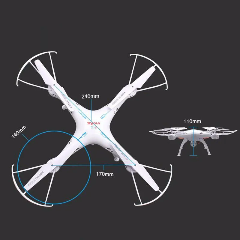 SYMA X5SC 4-CH 2,4 GHz 6-осевой Квадрокоптер с дистанционным управлением с 2MP HD Камера Авто парящий Безголовый режим RC Дрон SYMA X5C обновленная версия