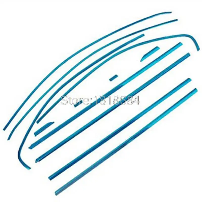 Для Volkswagen VW Jetta 6 MK6 2012- Высокое качество Нержавеющая сталь весь набор подоконник Защитная крышка рамки планки 12 шт./компл