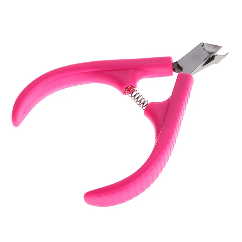 1 шт. дизайн ногтей красная нержавеющая сталь для маникюра кутикулы резак Кусачки
