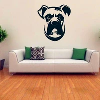 boxer dog wall decal vinyl sticker cute dogs wallpaper kids wall sticker household decorative wall art decor
