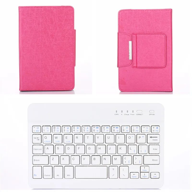 Keyboard and Cover Для samsung Galaxy Tab 3 8,0 T310 T311 8 дюймов Универсальный планшетный компьютер беспроводной Bluetooth клавиатура Folio из искусственной кожи чехол-подставка - Цвет: Keyboard and Cover