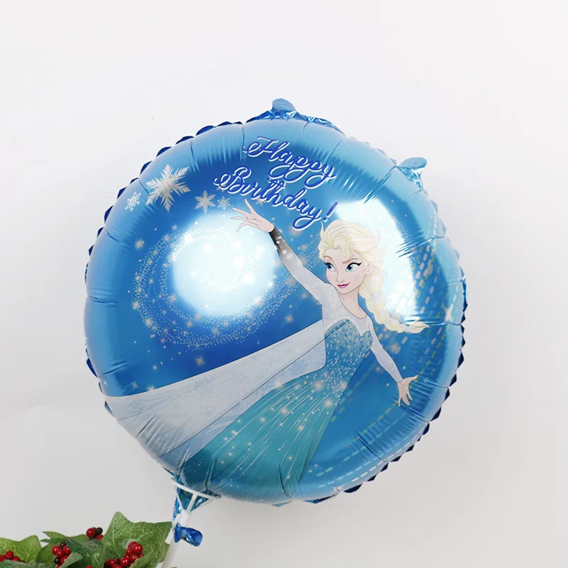 1pcs Style 3 18 дюймов мультфильм замороженная тема алюминиевая фольга праздничные украшения из Шаров Шары вращающийся шар принадлежности для рождения детей - Цвет: 1pcs Style 3