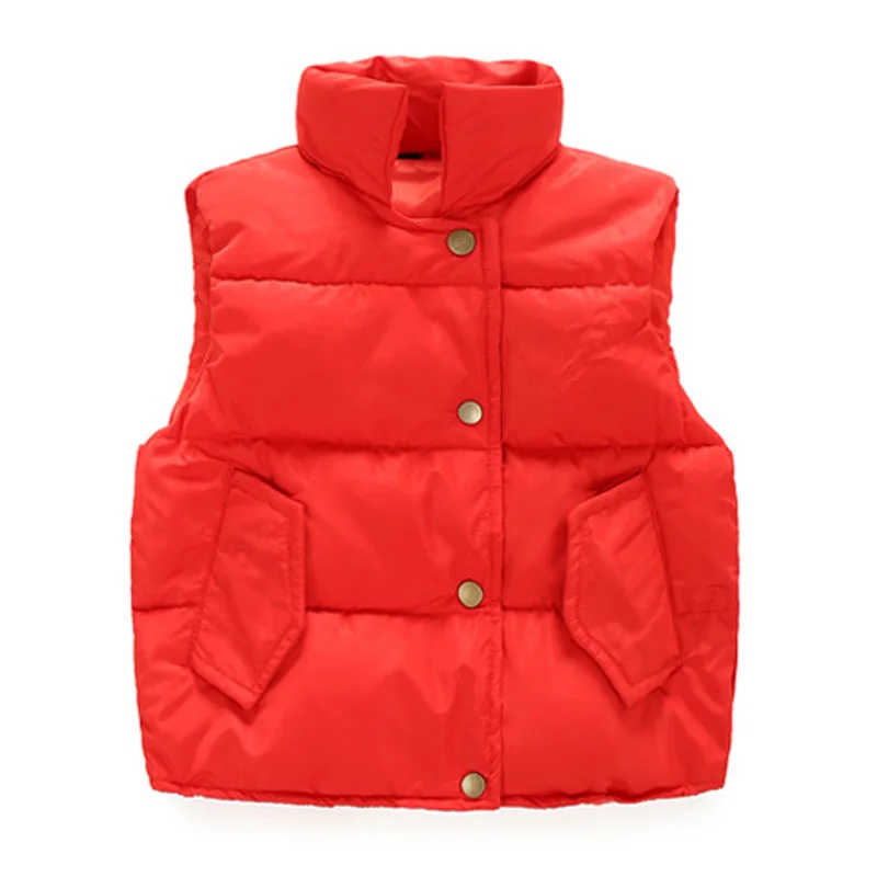 2016 Осень Зима детская Одежда Мальчиков Жилет Унисекс Мальчики Девочки Пальто 2