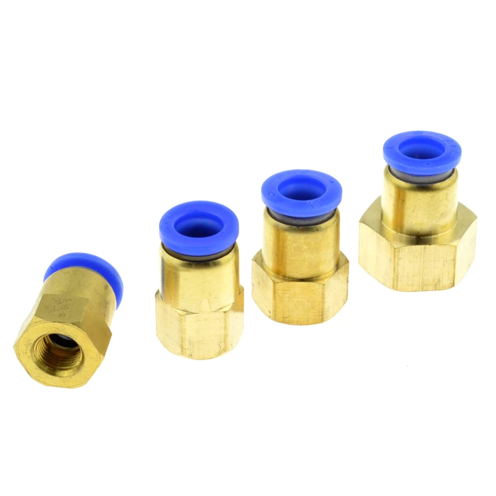Арматура для воздухопровода 10 мм 12 8 6 шланг трубки 1/8 &quot3/8&quot 1/2 &quotBSP 1/4&quot Женский