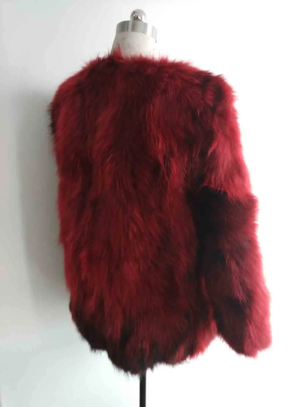 New Arrival V neck Fur Coat For Women Customize Factory Wholesale Real Raccoon Jacket Outwear Dropshipping Overcoat TSR86 | Женская