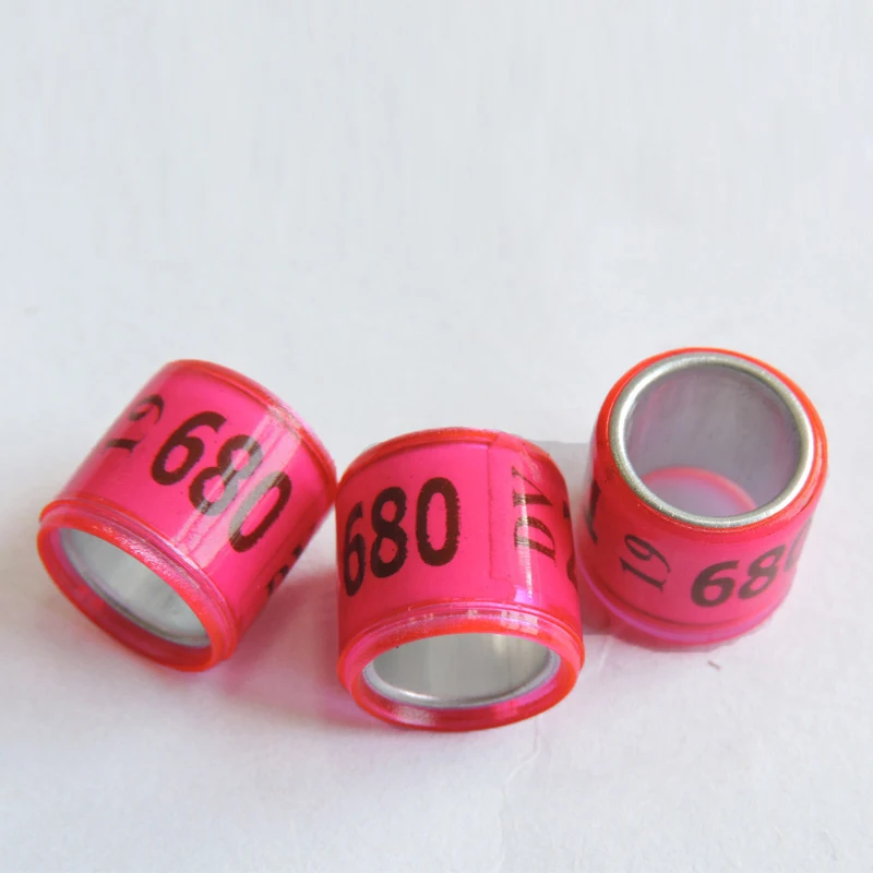 

20PCS Pigeon leg Rings Bands numbered Training Supplies Aluminium Rings Farm Pet Products Label goose Ring Plastic GB Rings