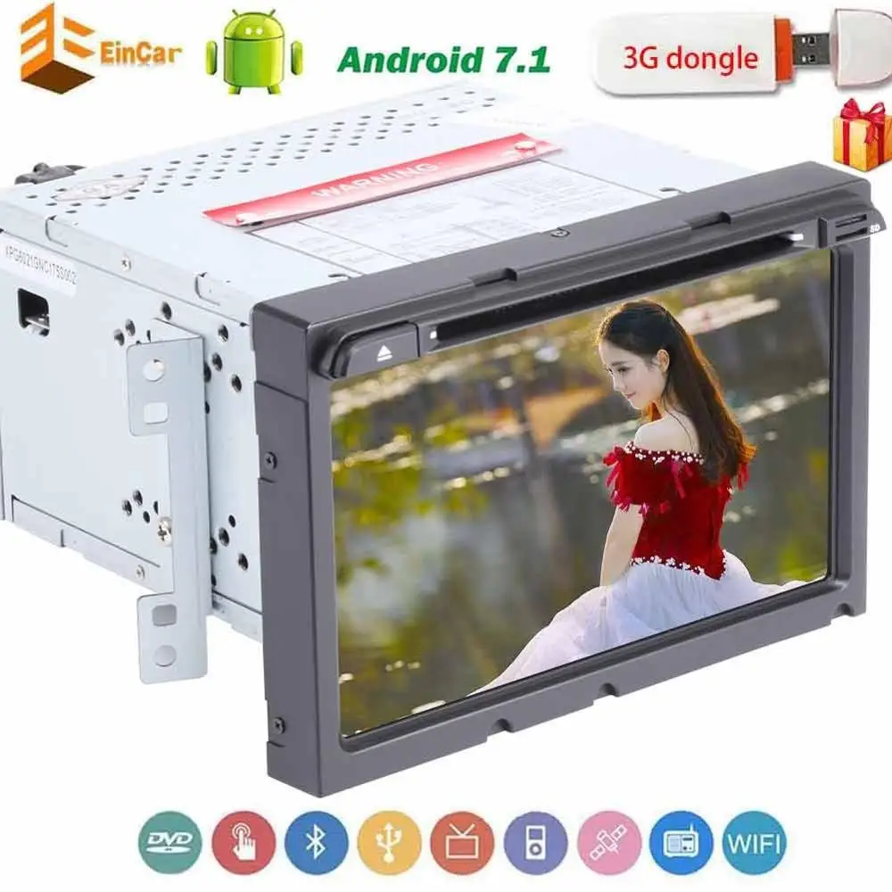 2Din 8 ''Android 7 1 автомобильный стерео для hyundai Elantra 2016 в тире Автомобильный GPS DVD