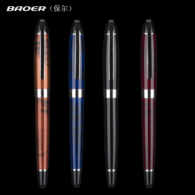 Перо из иридия Baoer 517 модное Стильное перо 0 5 мм для подарка украшение ручка письма