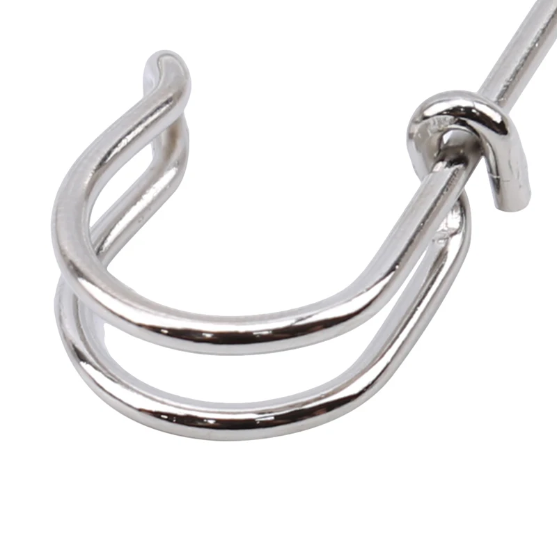 100 шт. очень большая стальная булавка для безопасности брошь Яркая Серебряная