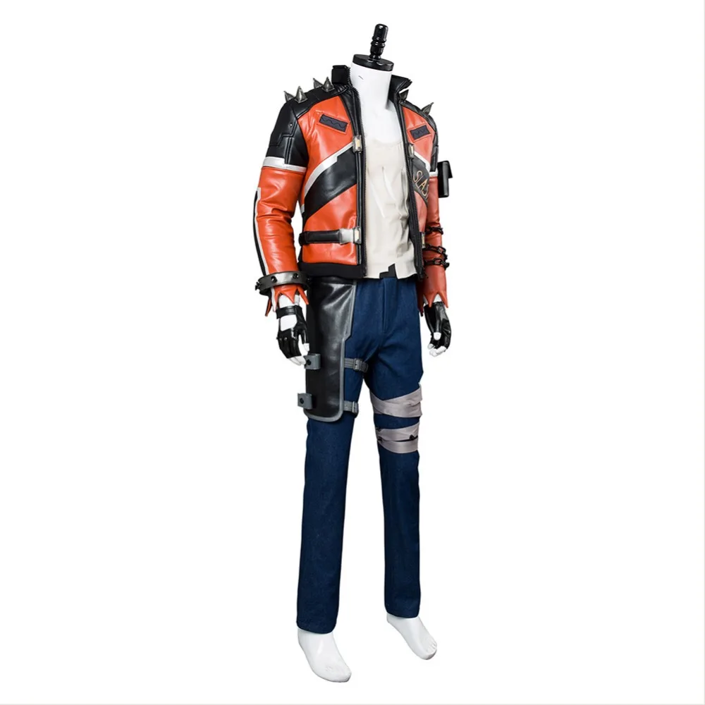 Костюм для косплея OW Soldier 76 жакет костюм Слашера из кожи карнавальный на Хэллоуин