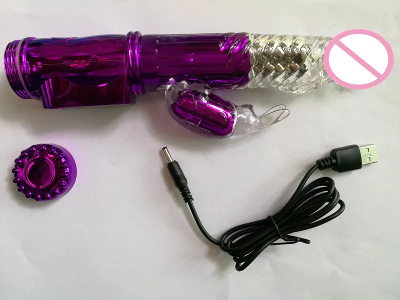 USB Перезаряжаемый Вибратор Кролика настоящая головка пениса вибратор точки G