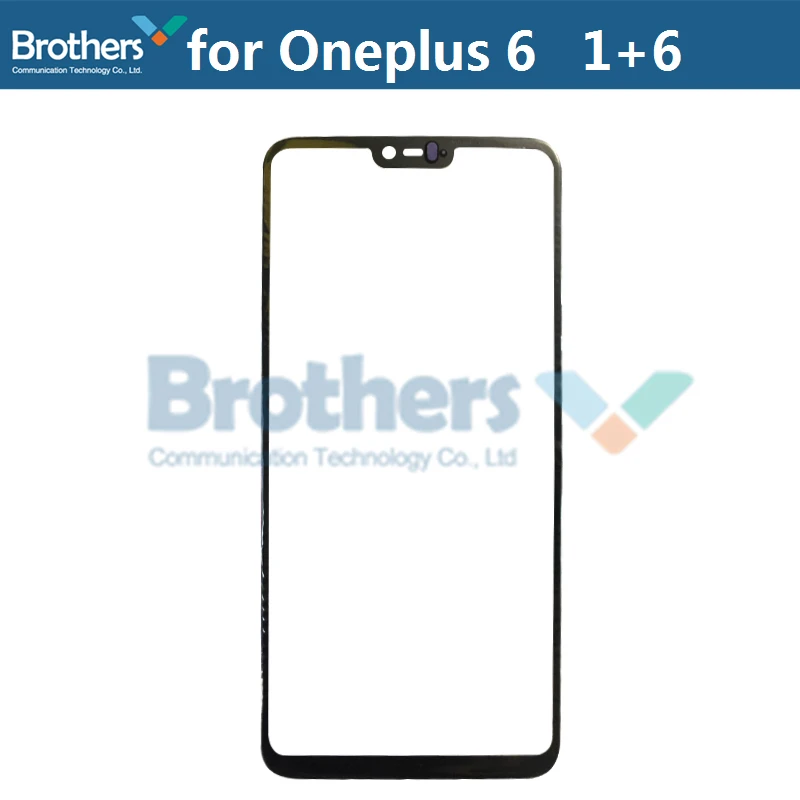 Передняя внешняя стеклянная линза для Oneplus 6 сенсорный экран стекло переднее ЖК