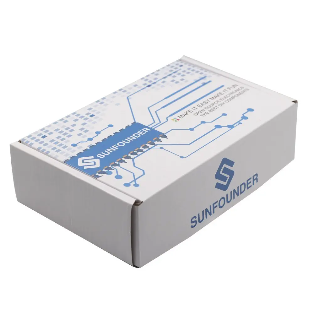 SunFounder 1602 ЖК стартовый набор для Arduino UNO R3 Mega2560 Mega328 Nano с розничной упаковкой (без