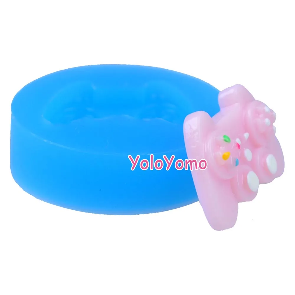 F421YL 27,6 мм игровой контроллер Гибкая силиконовая форма-десерт, украшение торта, помадка, жевательная паста, скрапбукинг, полимерная глина