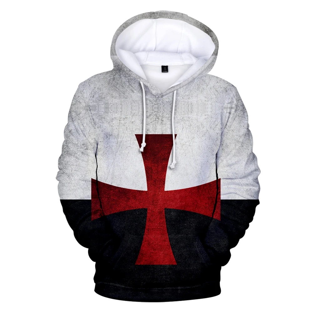 

Latest models Hoodie Vital Harajuku knights templar 3D hooded sweatshirt men and women O-neck casual shirt 3D hooded sweatshirt