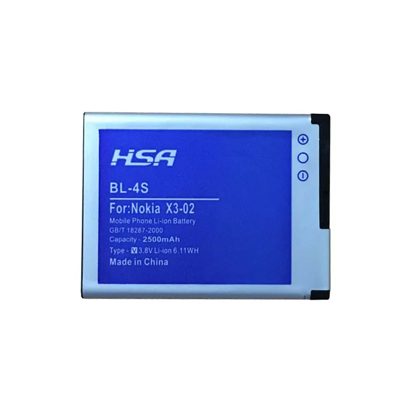 Аккумулятор для Nokia 2500 s 2680s 3600S 3602s 3710f 3711 6202c 6208c 7020 7100s 7610c 7610s | Мобильные телефоны и