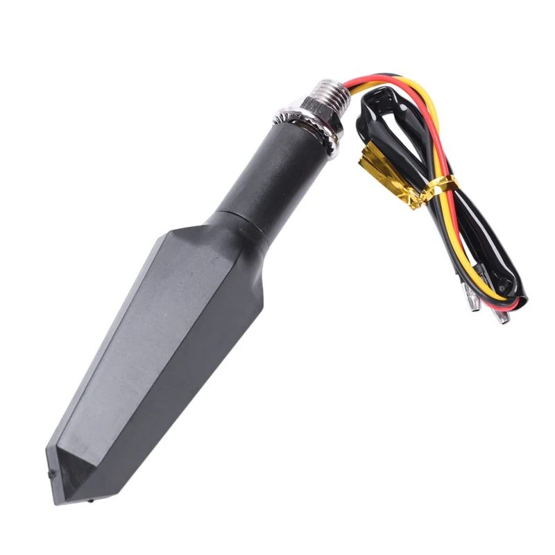 Мотоциклетные Светодиодные поворотники мигающие огни встроенные реле сгибаемый