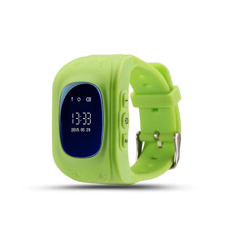 Q50 OLED Screen GPS Smart Kids Watches SOS Call Location Finder Locator Tracker for Child Anti Lost Monitor Baby Watch for IOS