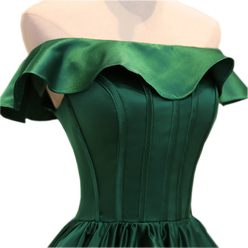 NOBLE WEISS/новый стиль Модные Качественные зеленые вечерние платья до колена vestido de