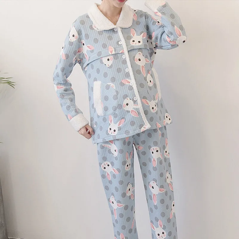 Новинка 2018 года зимняя одежда с мезонином хлопковая для грудного вскармливания