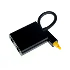 1 шт. новейший высококачественный Мини USB цифровой Toslink оптоволоконный аудио 1 на 2 гнездовой разветвитель адаптер микро Usb кабель аксессуар