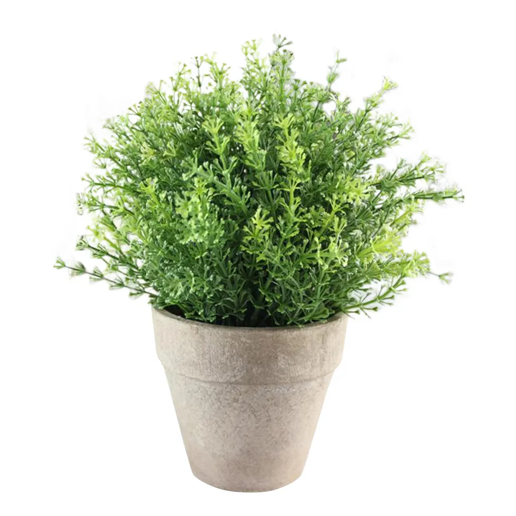 2019 искусственное растение в горшках моделирование цветок шар Трава домашнее