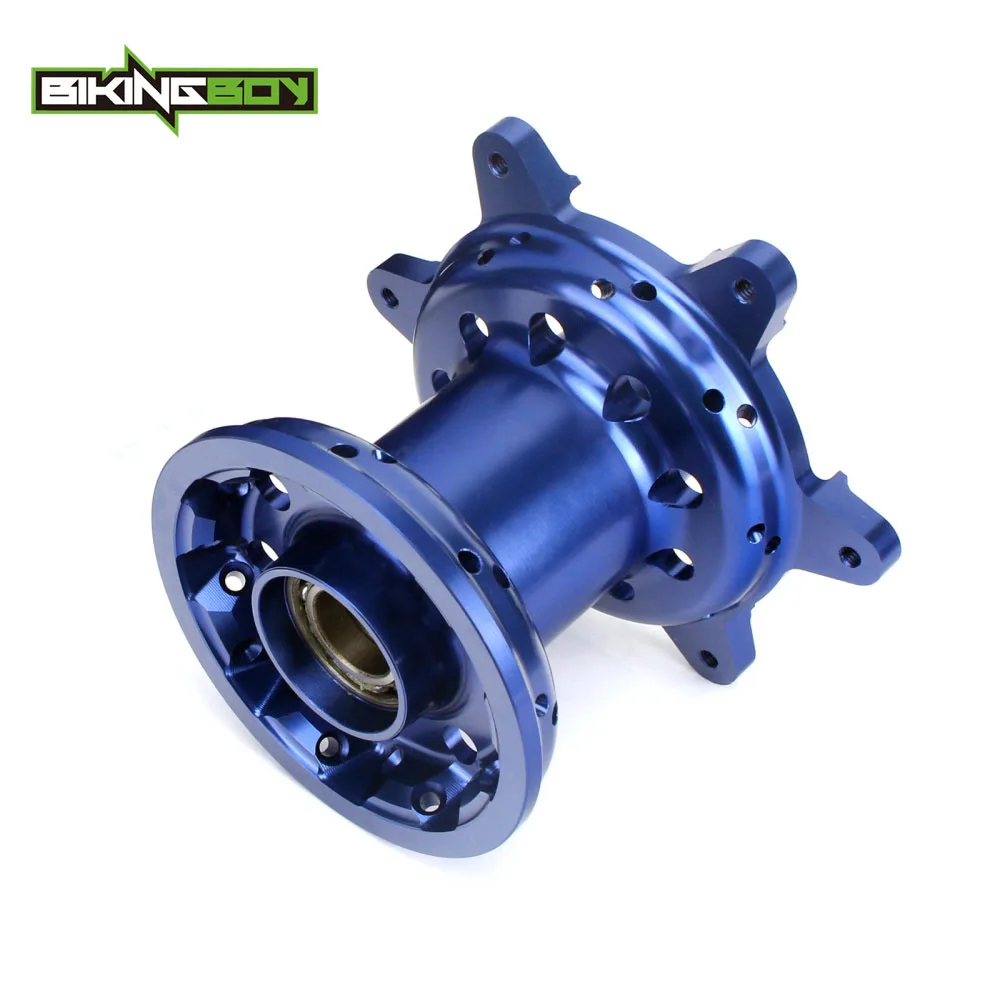 Blue BIKINGBOY Aluminum Alloy Front Wheel Hub 36 Hole For YAMAHA YZ 125 08-11 13-15 YZ 250 2008- YZ250F 07-13 YZ450F 2008-2013 - Цвет: Blue