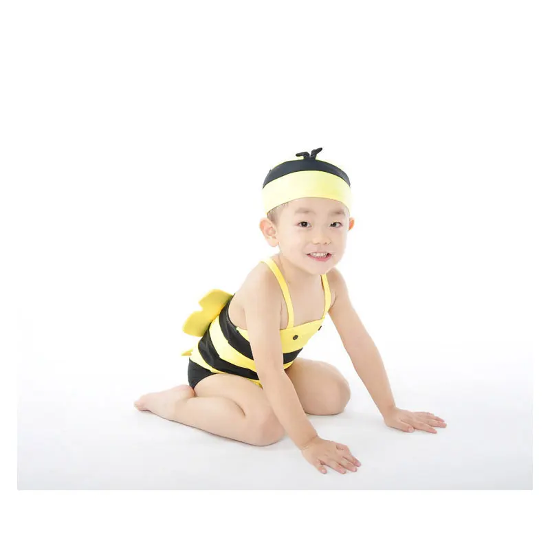 Милый купальный костюм с изображением маленькой пчелы для маленьких детей