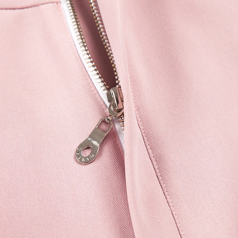 Женский прямой комбинезон YIGELILA розовый повседневный на бретельках с открытой