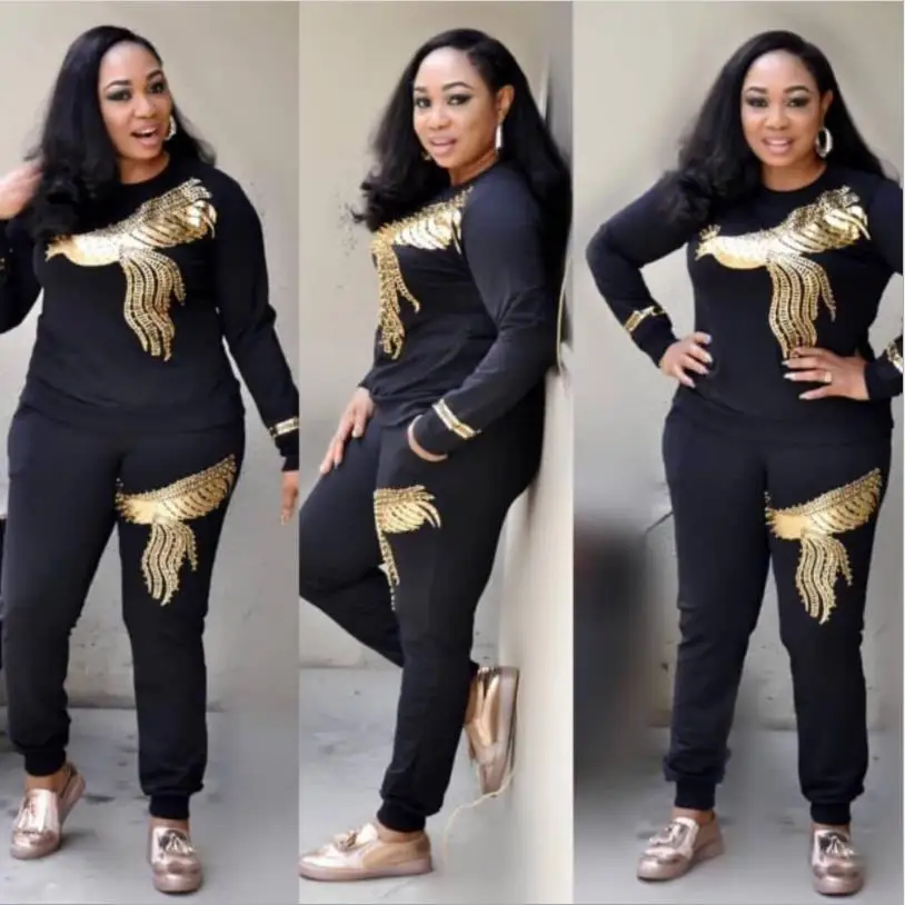 Африканские комплекты для женщин новинка расшитые бисером с блестками