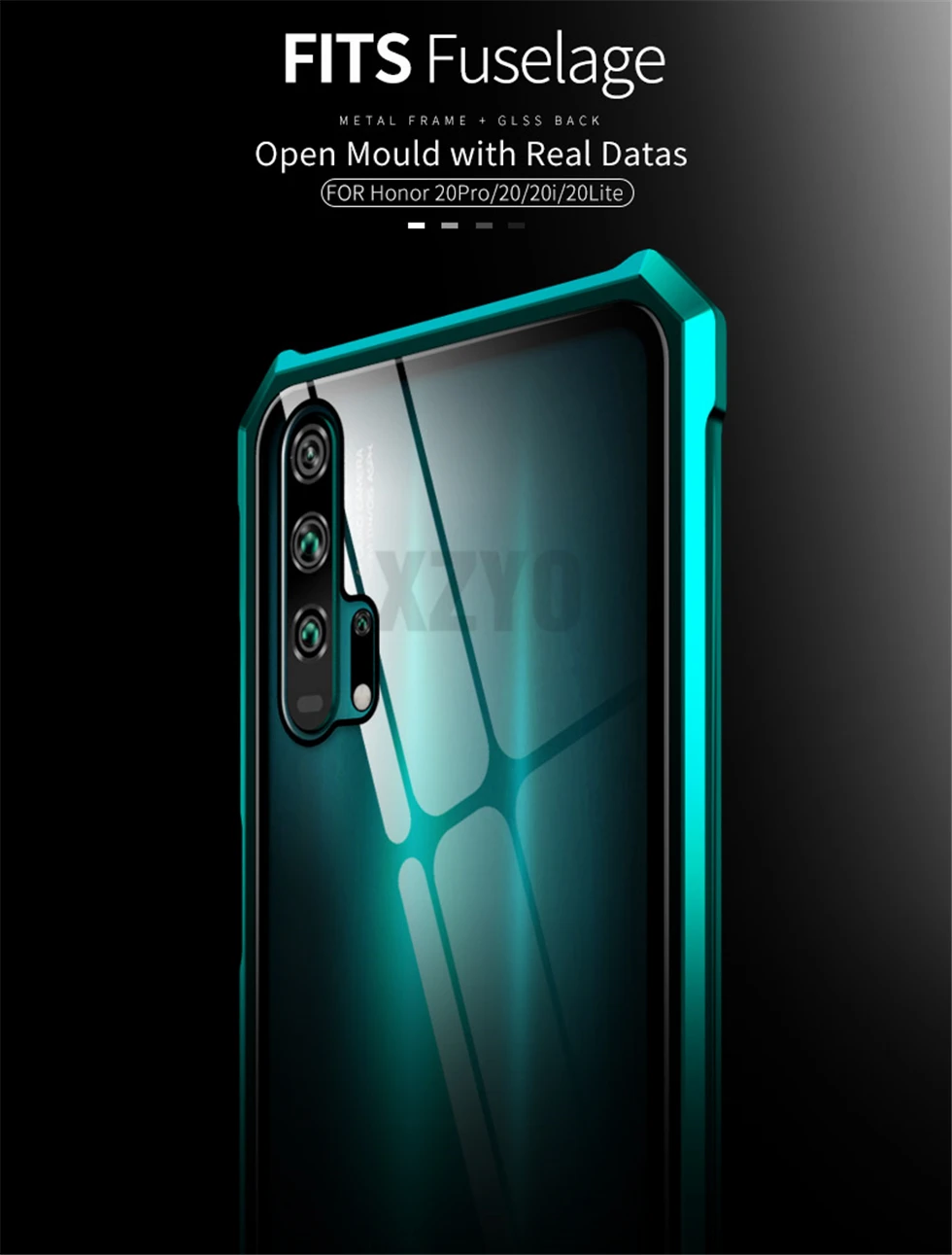 Роскошный противоударный защитный чехол для huawei Honor 20 Lite Pro 20i Honor20, металлический бампер и Задняя стеклянная крышка для телефона Honor 20 Lite, чехол