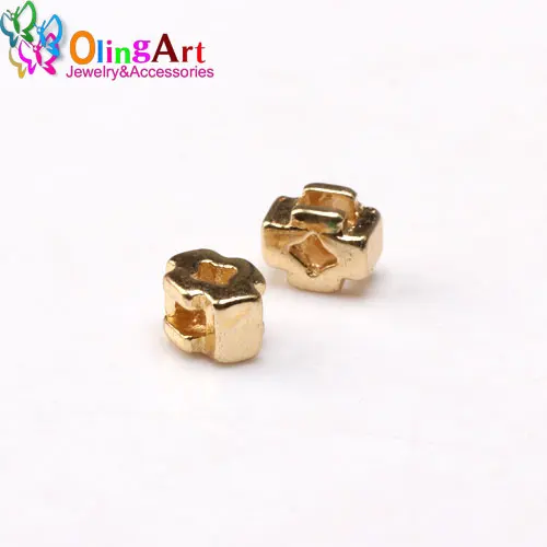 0302 20pcs 005 KG Olingart 30 шт. 3*2 мм Подвески крестообразной формы сердца бусины для нанизывания тибетского серебра Поиск браслет ювелирных изделий DIY ручной работы - Цвет: 0302 20pcs 005 KG