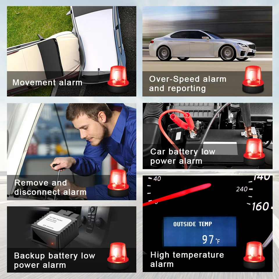 2G 3g 4G gps трекер Автомобильный MP90 OBD II 12-24V разъем автомобиля в режиме реального времени отслеживание голоса монитор оповещение о скорости батареи 2G 3g