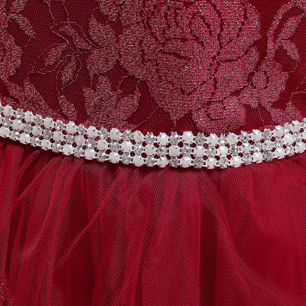 Girls Dress Long Ball Gown Evening Kids Dresses Children Prom Princess Party Wedding for 8 12 14 Years | Детская одежда и обувь