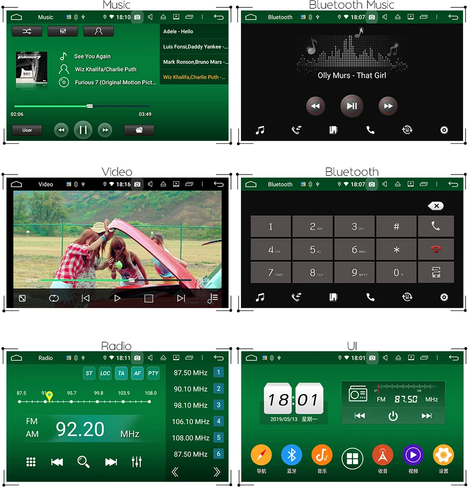 GreenYi 4G ram Android 9,0 автомобильный DVD для Toyota Prius 2009 2010 2011 2012 2013 Восьмиядерный 32G радио gps мультимедийный плеер головное устройство