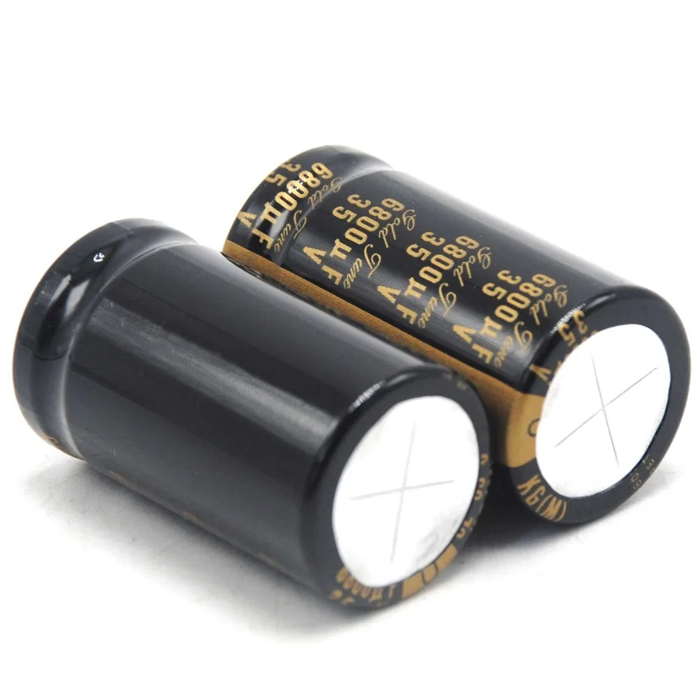 Электролитические конденсаторы 2шт KG Gold Tune 6800 мкФ 35V подходят для