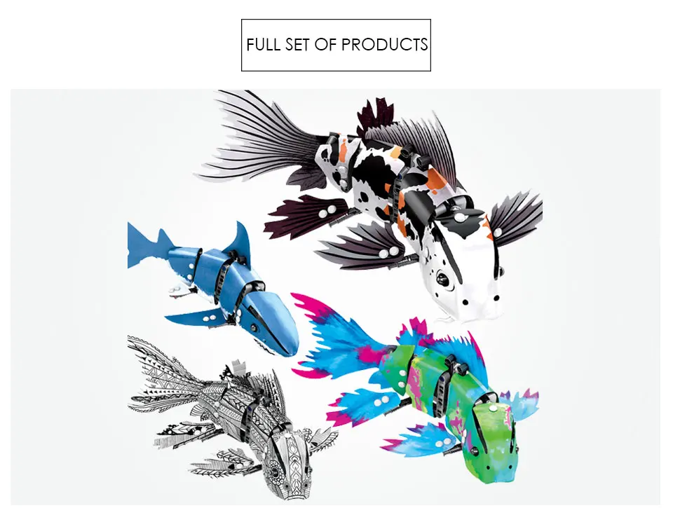 Creator FORMA Ink Koi Skin/Koi/Splash Koi Skin/Shark Skin Technic строительные блоки игрушки для детей с