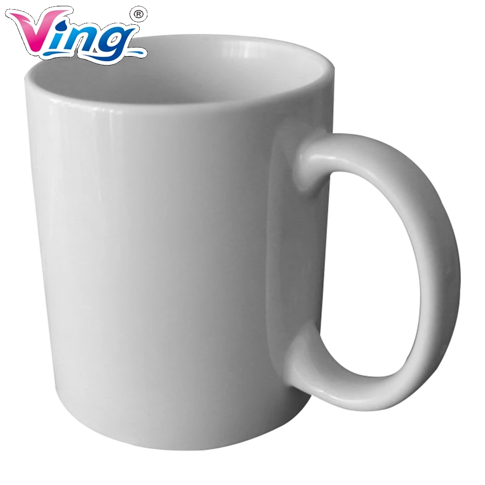 10*36 шт/коробка оптового заказа чисто белые кружки Класс 11OZ сублимация с покрытием