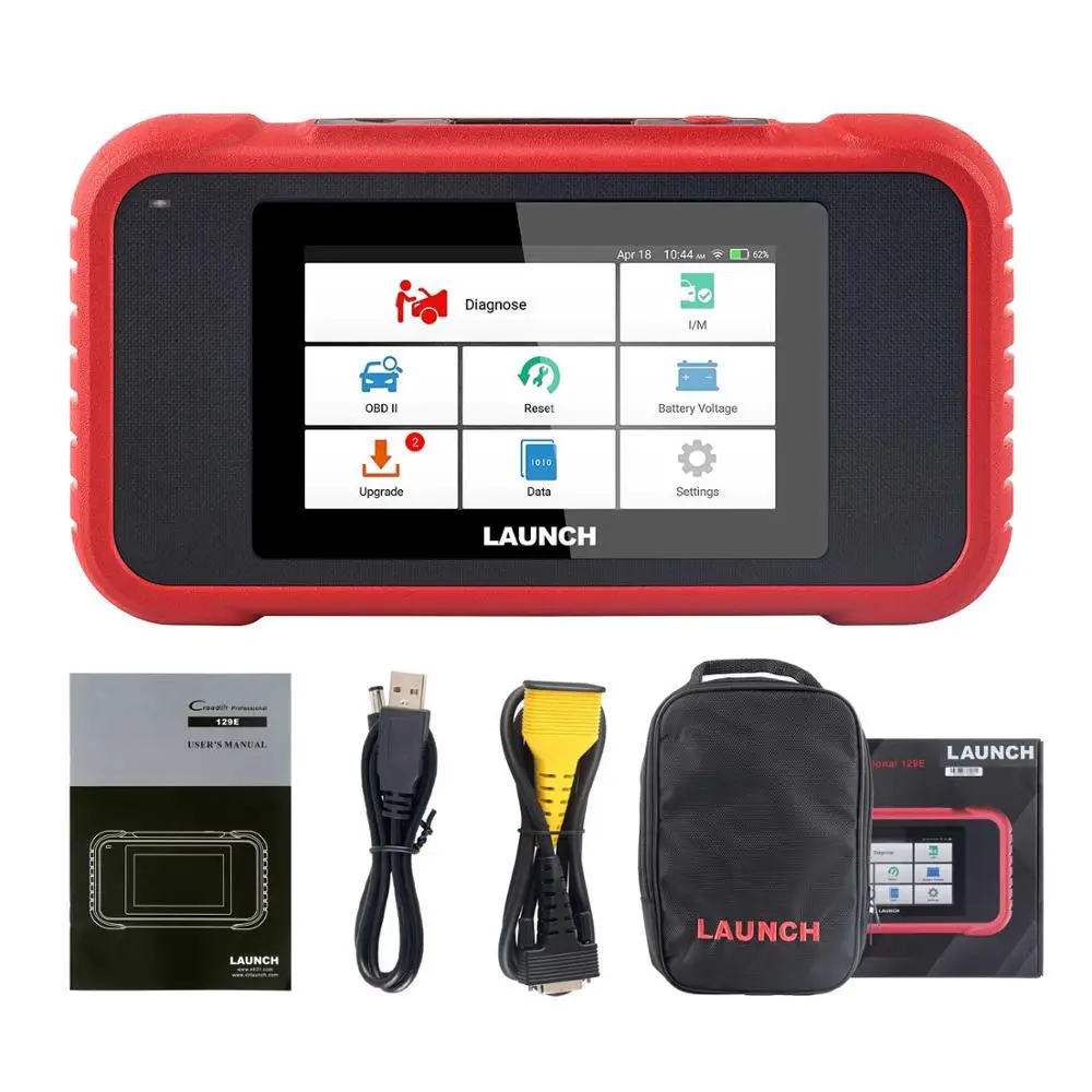CRP129E Запуск CRP129E OBD 2 Авто сканер Поддержка двигателя ABS SRS на 4 системы с тормозным маслом SAS ETS TMPS сброс сканер PK CRP129 NT650 - Цвет: CRP129E