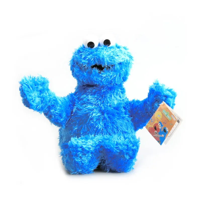 30cm Cookie 8 стилей 27-40 см мультфильм аниме Улица Сезам Элмо Оскар печенье Гровер Зои Эрни большая птица мягкая плюшевая игрушка кукла детский подарок - Цвет: 30cm Cookie