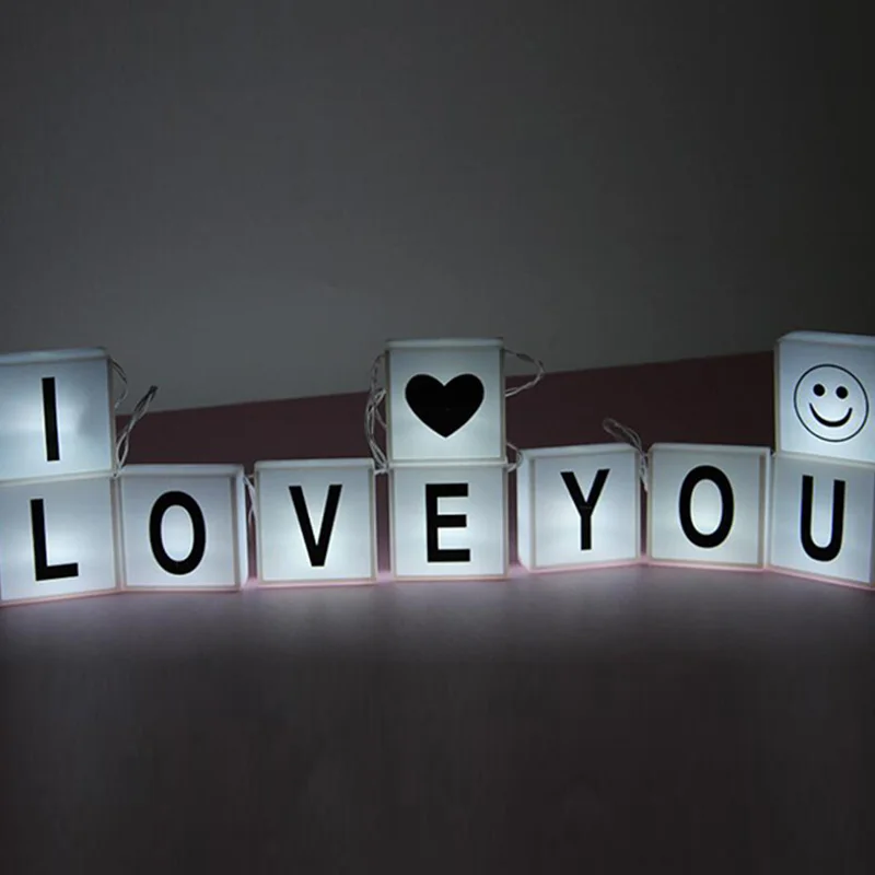 Светодиодный светильник с белыми буквами сделай сам гирлянда на батарейках